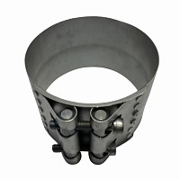 Хомут глушителя !на 2 болта конус d=110 D=115 h=70 \Volvo F10/F12(314000>)/F16/FL10/N10/12	 Dinex | ТопДизель