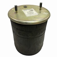 Пневмоподушка со стаканом 2 шп. M12 1 отв. штуц. M22 поршень пластиковый 4 отв. M12 SAF2618 SAF Goodyear | ТопДизель