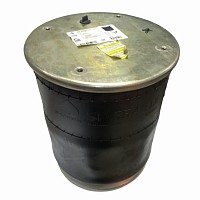 Пневмоподушка со стаканом 4 отверстия M10 1 отверстие-штуцер M14 поршень стальной 4 отверстия M12 Scania Sampa | ТопДизель