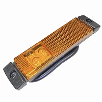 Фонарь габаритный желтый прямоугольный светодиодный 130x32 с кабелем Schmitz/DAF Mars Tech | ТопДизель