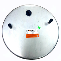 Пневморессора без стакана две шпильки M12 смещнный 25.1 отверстие, штуцер M22 BPW Connect | ТопДизель