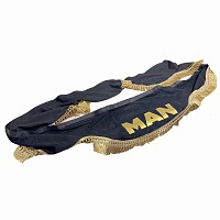 Ламбрекен лобового стекла угол MAN (польская ткань) Черный ДП | ТопДизель