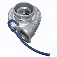 Улитка алюминиевая с крыльчаткой и хомутом для Detroit Diesel без EGR 714788-5001S б/у Garrett | ТопДизель