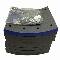 Накладки тормозные 420x180 93251 8x15 64 1-й ремонт Тонар Duroline | ТопДизель