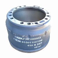 Тормозной барабан 410x220/234 H=300, d=298/335 n10x23 MAN TGA/NL/NG/SL/M2000/F90/F2000 Springer | ТопДизель