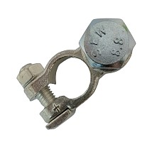 Клемма акб плюсовая зажим бол,гайка под клему на проводе Universal DT | ТопДизель