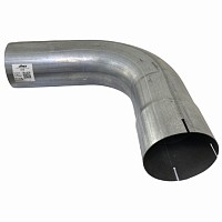 Колено глушителя уголок с расширением 1-изг. 90 градусов, 128/127mm Volvo VNL Dinex | ТопДизель