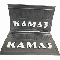 Брызговики задние резиновые черные комплект 2шт. 600х400 Kamaz SeiNtex | ТопДизель
