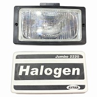 Фара противотуманная с белой крышкой MAN/DAF/Scania/Volvo/Mercedes Benz Ayfar | ТопДизель