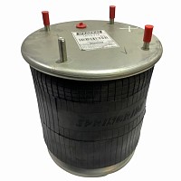 Пневмоподушка со стаканом 4 шп. M12 1 отв. штуц. M22 поршень стальной 4 отв. M12 SAF/ROR/Trailor/Volvo Springride | ТопДизель