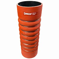 Патрубок интеркулера силиконовый красный d=90мм, L=290мм MAN TGA/TGS/TGX/F90/F2000 D2865 Stellox | ТопДизель