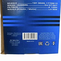 Фильтр воздушный кабины Scania 4/P/R/T серия Mfilter | ТопДизель