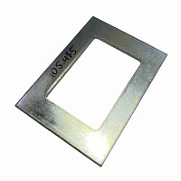 Пластина кронштейна полурессоры 101x140x4.5 регулировочная центр квадрат вварная BPW Sampa | ТопДизель