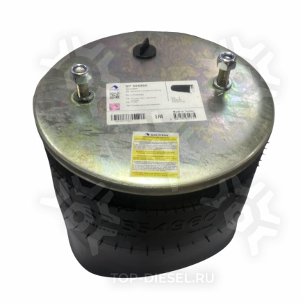 SP554961 Пневмоподушка со стаканом 2 шпильки M12 1штуцер M22x1.5 Sampa купить