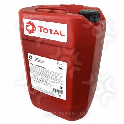 RU149091 Масло моторное Total Polytrafic 10W-40 20л. Полусинтетическое Total купить
