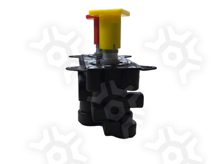 TBC35480200010 Кран стояночного тормоза красный+желтый Freightliner/International Taboc купить рис.3