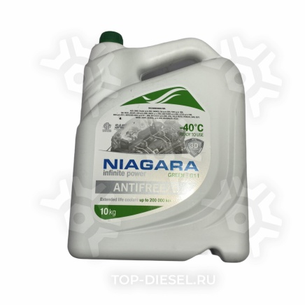 001001002012 Антифриз G11+ (карбоксилатный) готовый 10kg зеленый 8.9л. Niagara купить
